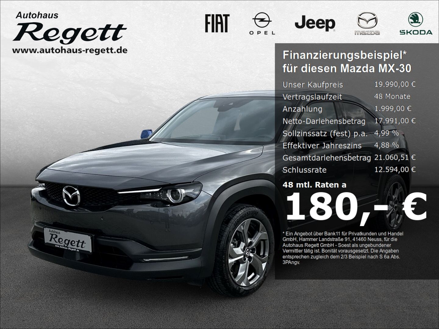 Mazda MX-30 Makoto e-SKYACTIV HUD AD El. Panodach Navi