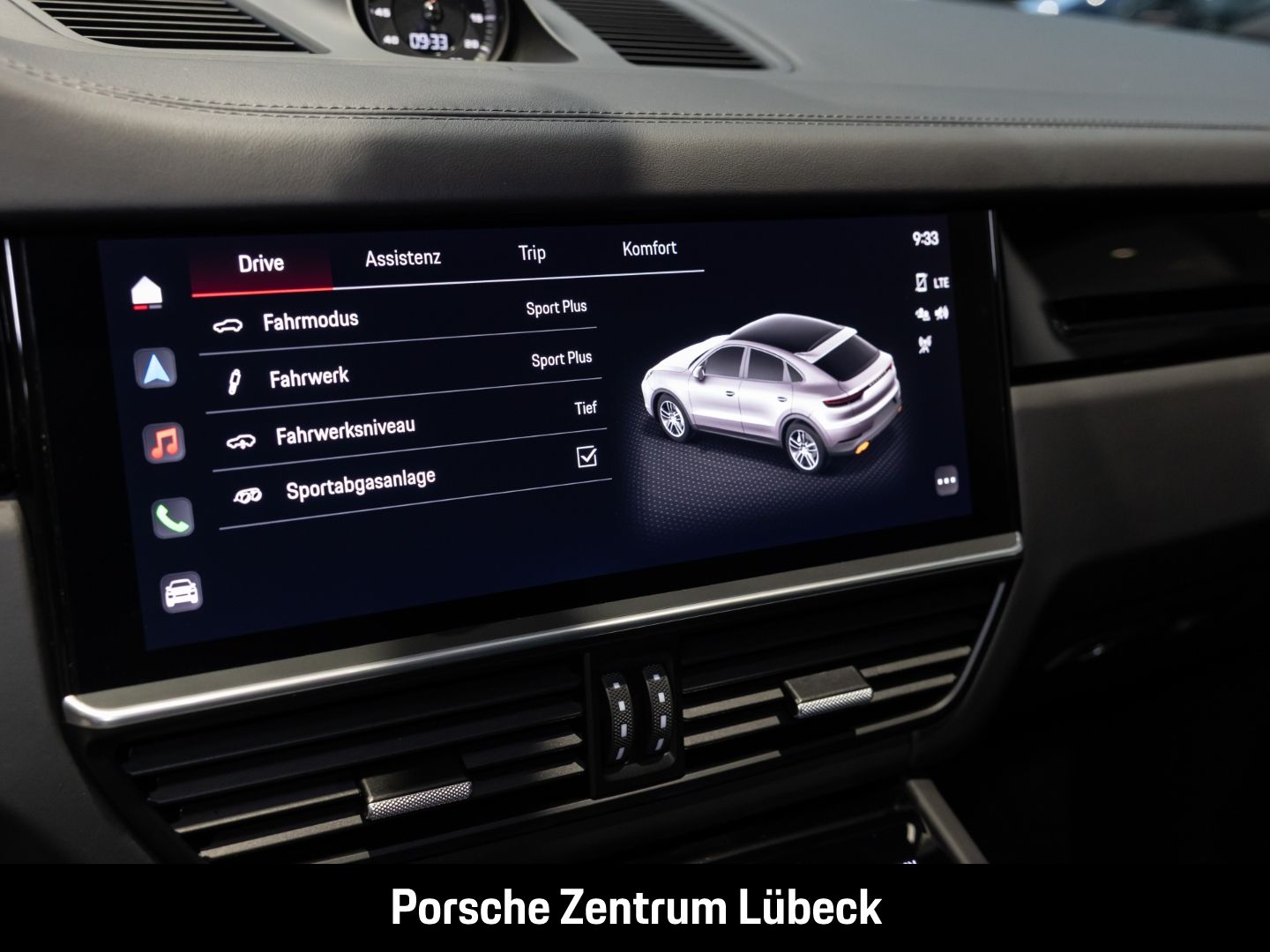 Porsche Cayenne S Coupe Hinterachslenkung Head-Up