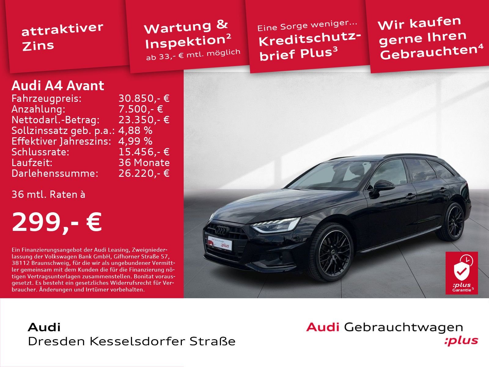 Audi A4 Avant 35 TDI advanced - Samsaru's Car Outlet
