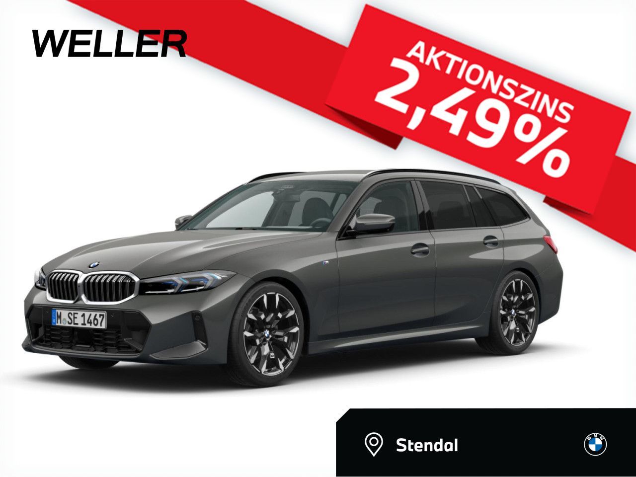BMW 320d Tour M SPORT AdLED DAPr 360° 19" Leas 414.