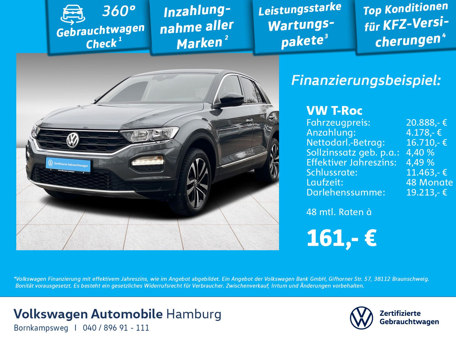 Volkswagen T-Roc 1.5 TSI United - Samsaru's Car Outlet