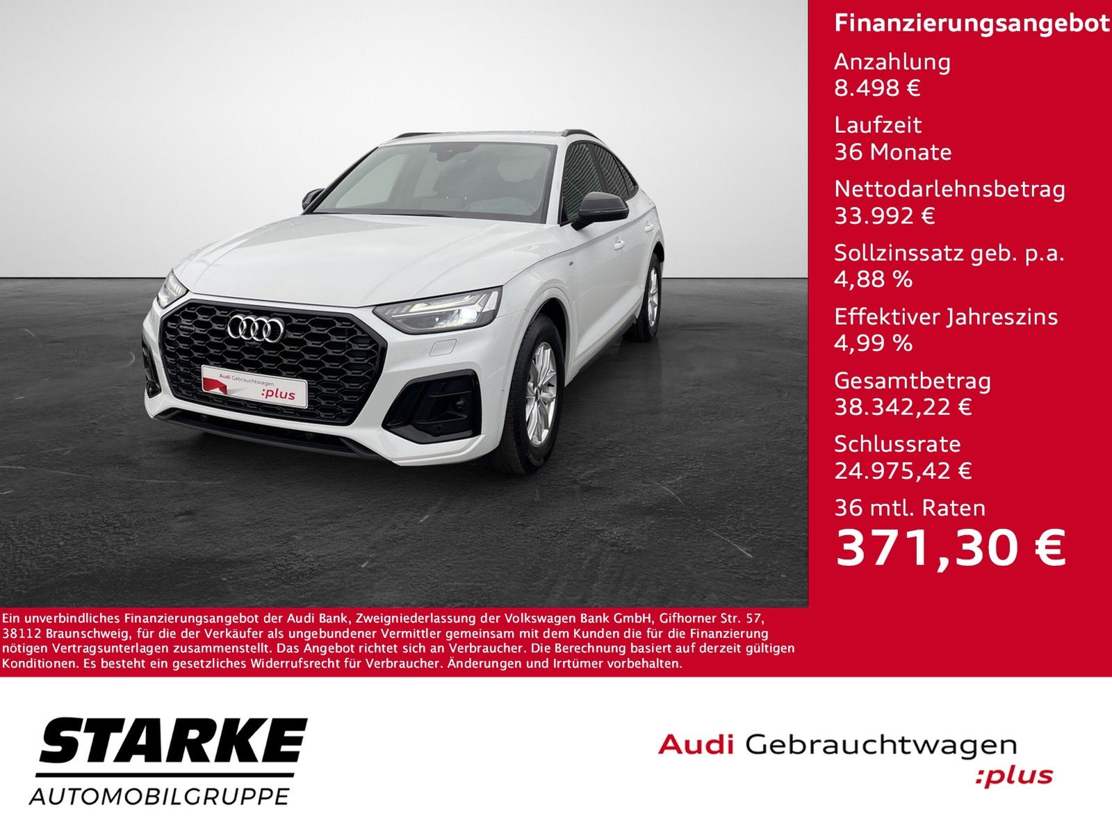 Audi Q5 Sportback 55 TFSI e S tronic quattro S line - Samsaru's Car Outlet