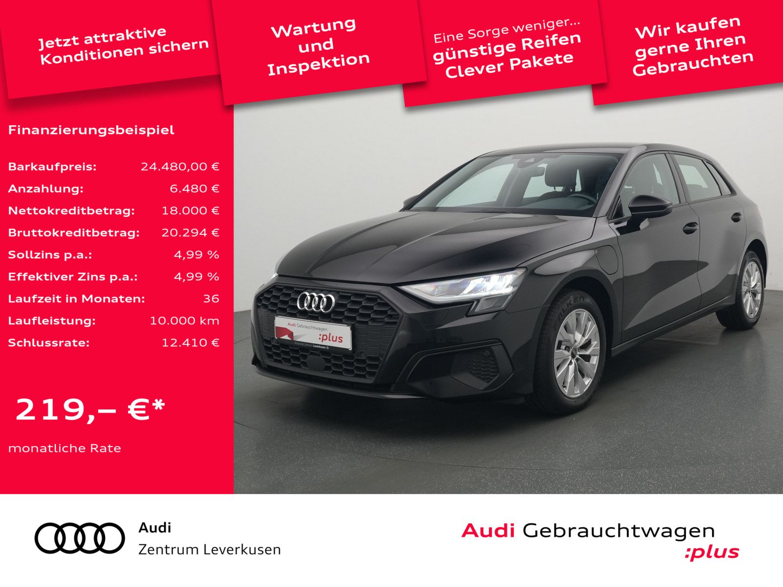 Audi A3 Sportback e S-TRON - Samsaru's Car Outlet