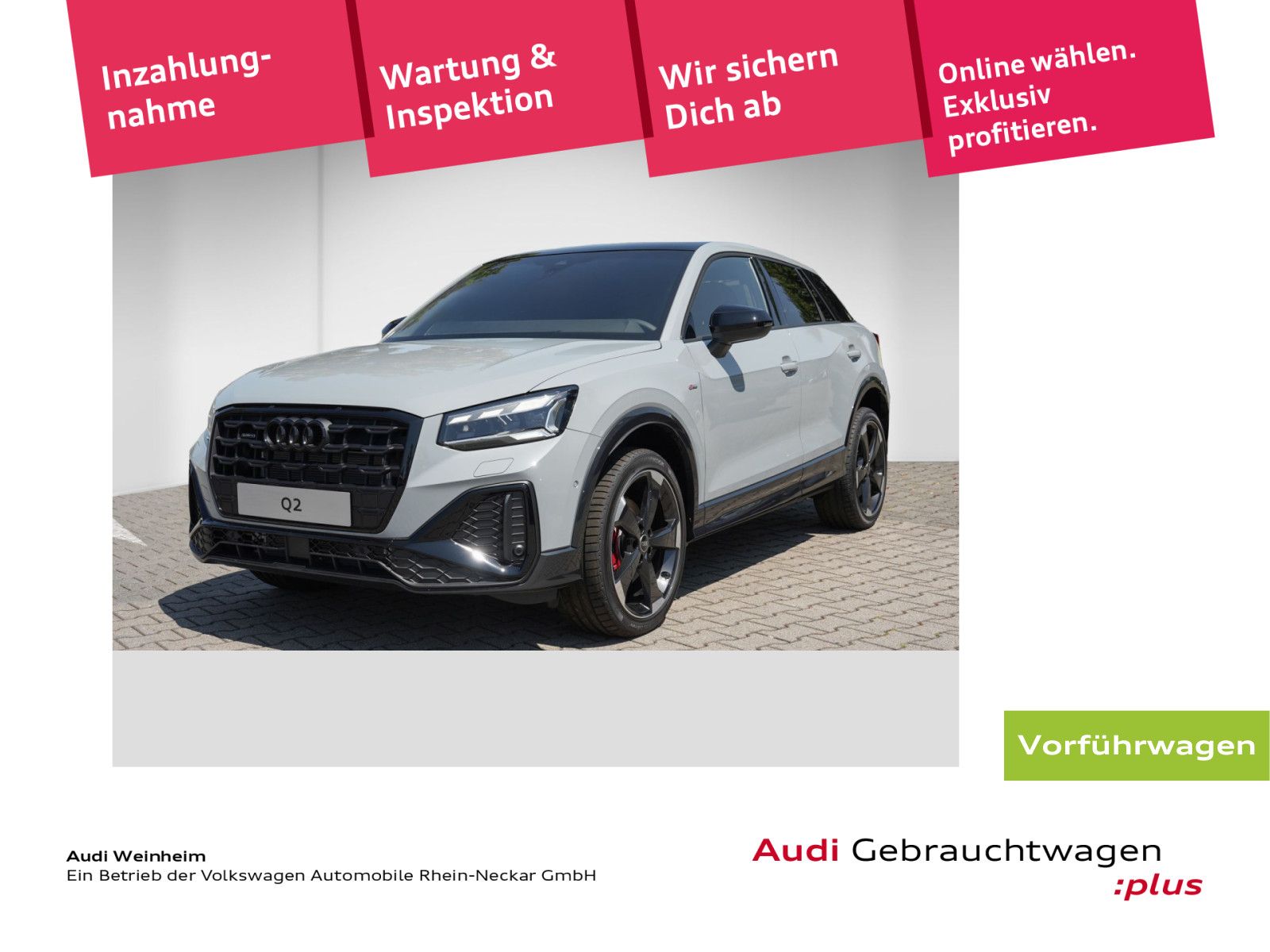 Audi Q2 40 TFSI quattro S line AHV Pano LED uvm