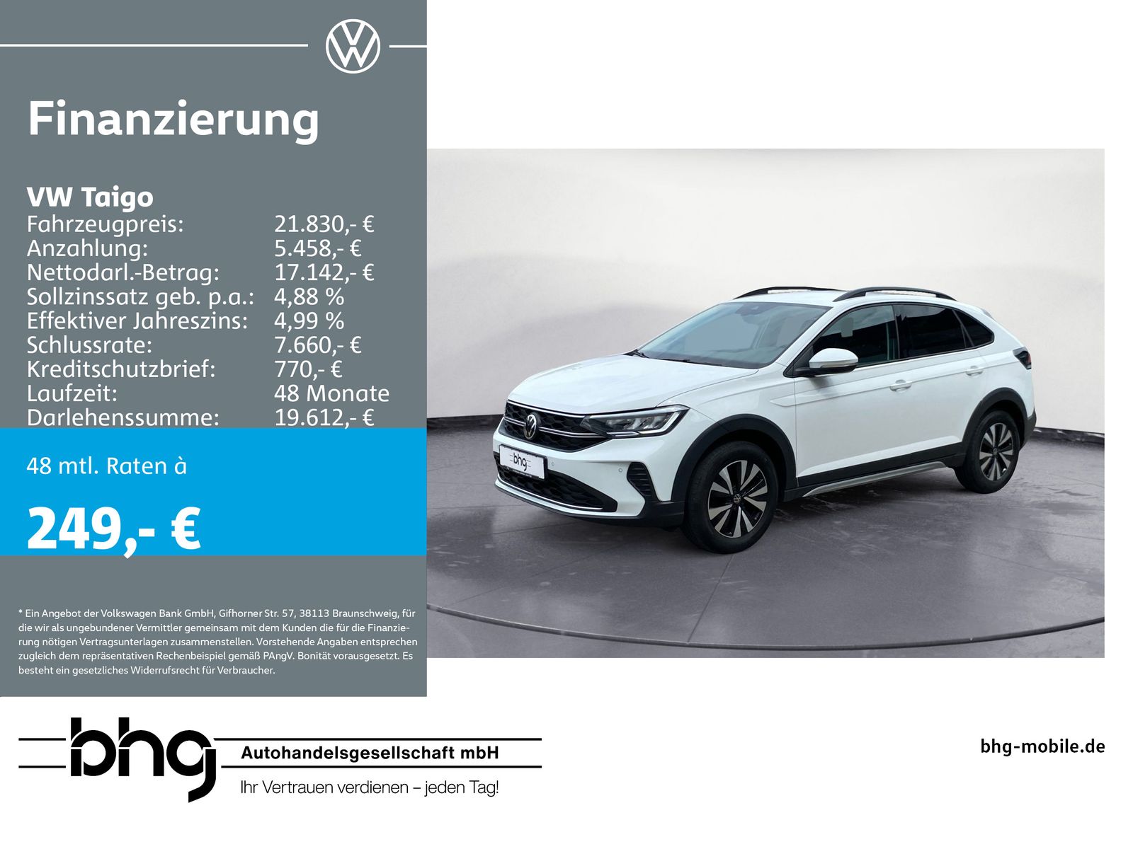 Volkswagen Taigo 1.0 TSI OPF DSG Life - Samsaru's Car Outlet