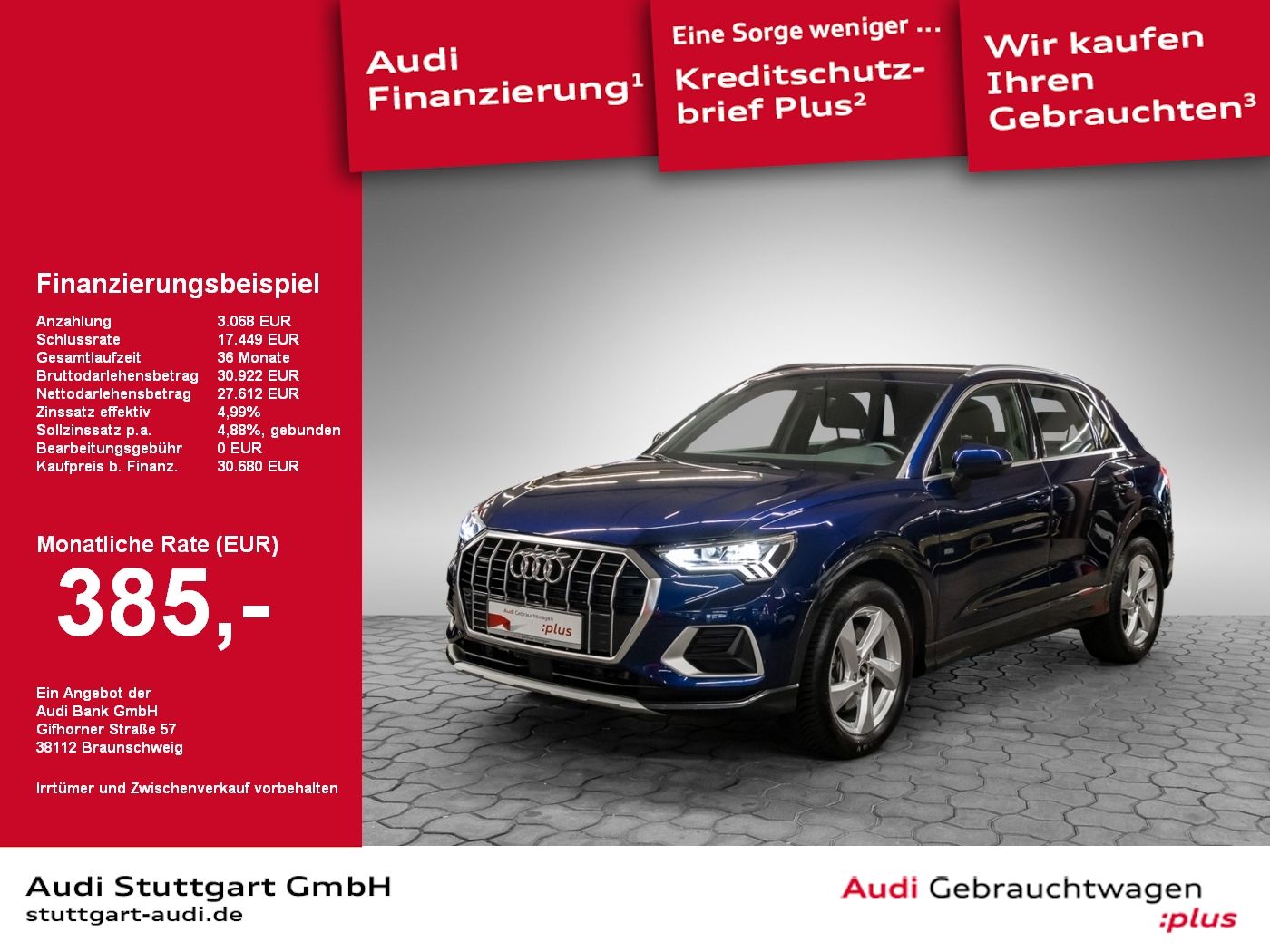 Audi Q3 40 TDI quattro advanced - Samsaru's Car Outlet