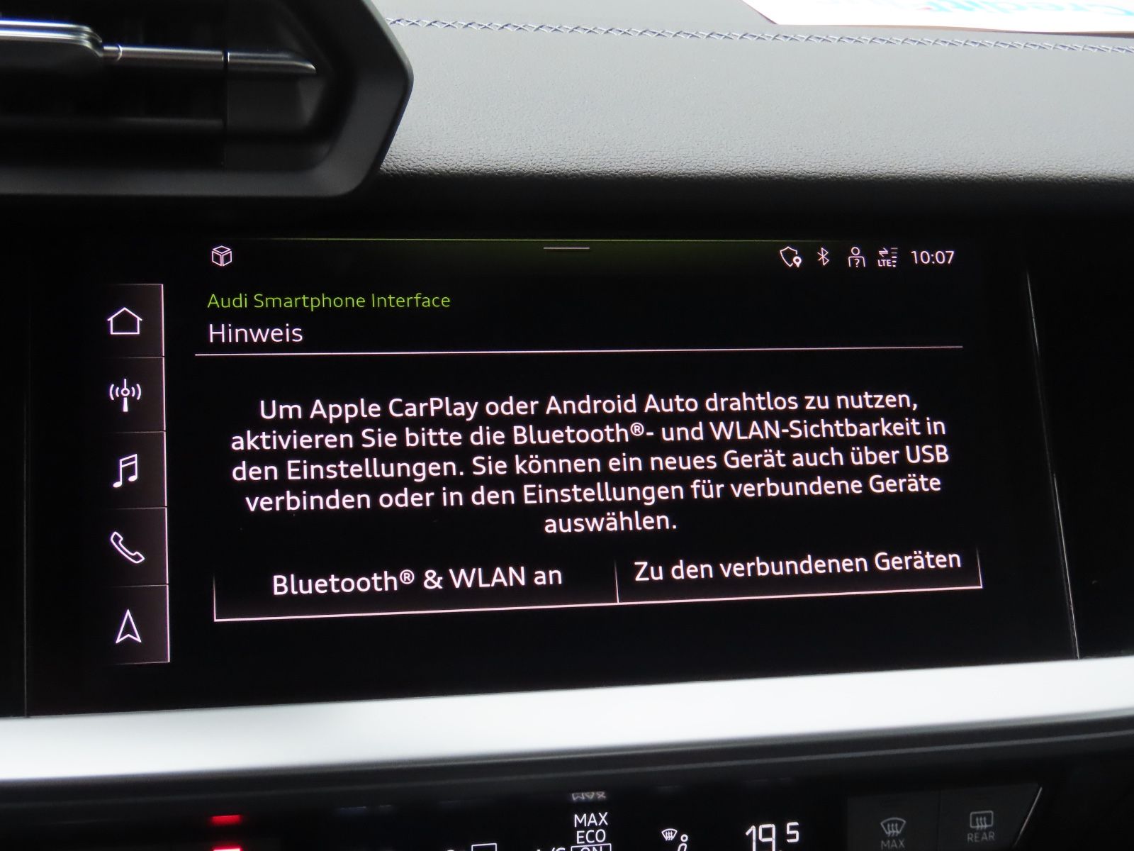 Audi A3 Limousine 35 TFSI S line Leder Ambiente