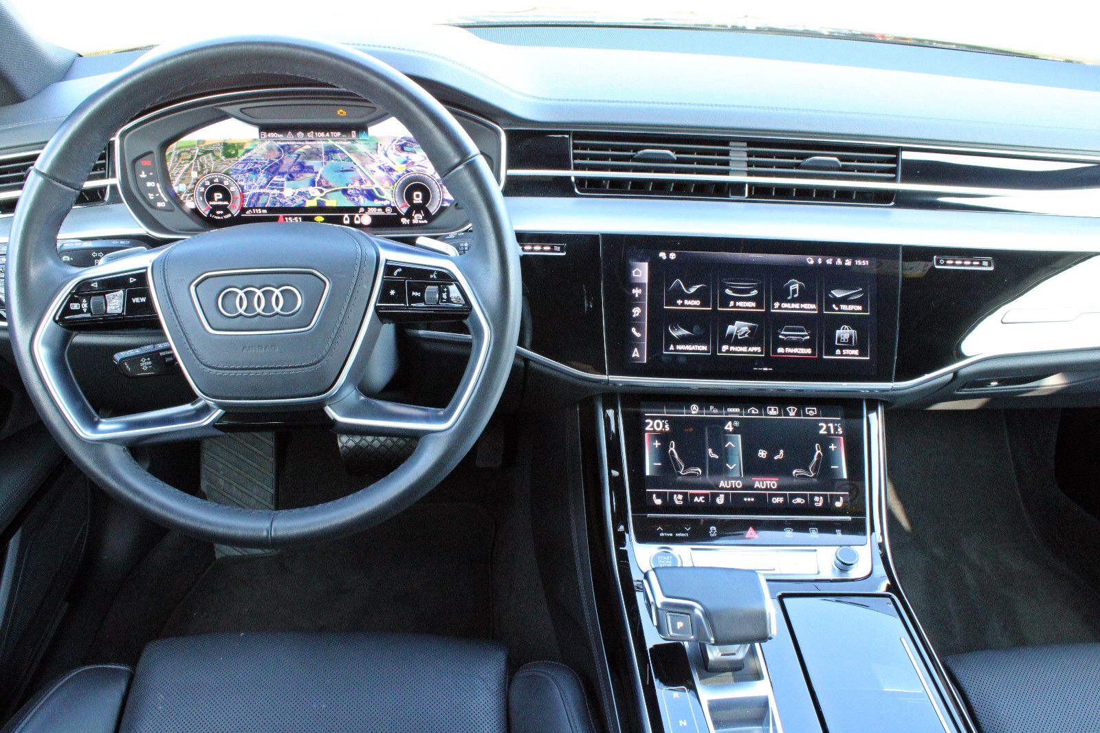 Audi A8 Lang 55TFSI S LINE BLACK - Samsaru's Car Outlet