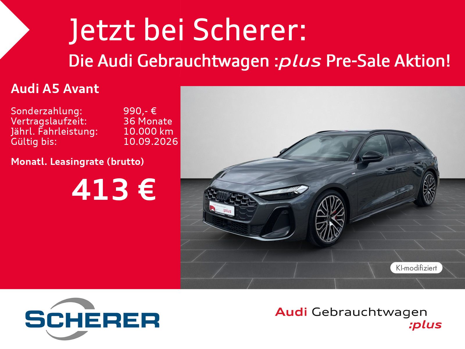 Audi A5 Avant 150KW TFSI S tronic S Line B&O HUD ACC 