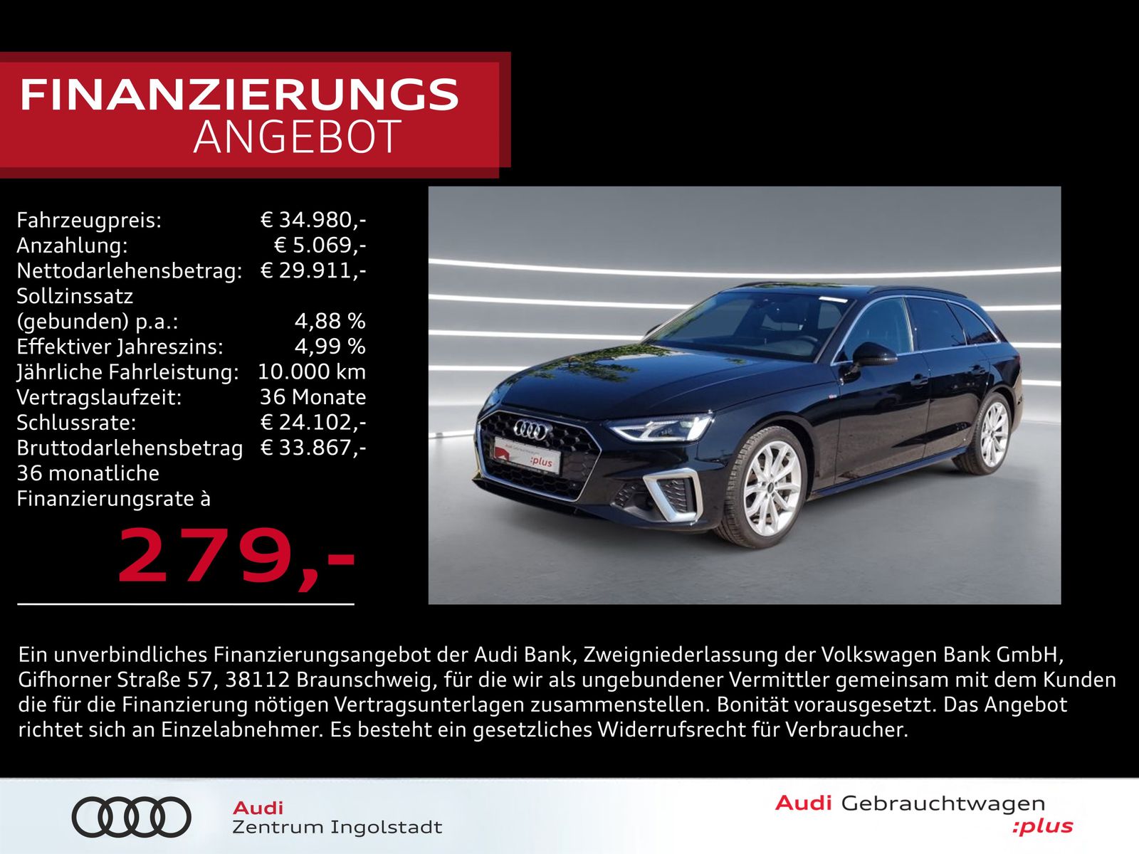 Audi A4 Avant 40 TDI S tronic S line - Samsaru's Car Outlet