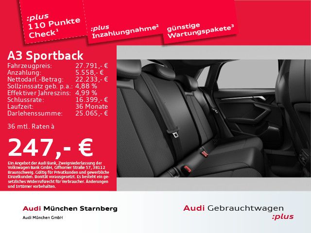 Audi A3 Sportback S line 30 TDI - Samsaru's Car Outlet