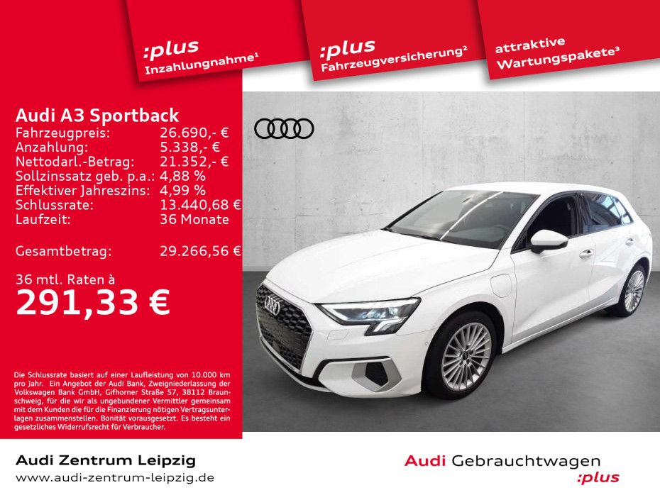 Audi A3 Sportback 40 TFSIe *LED*Navi*