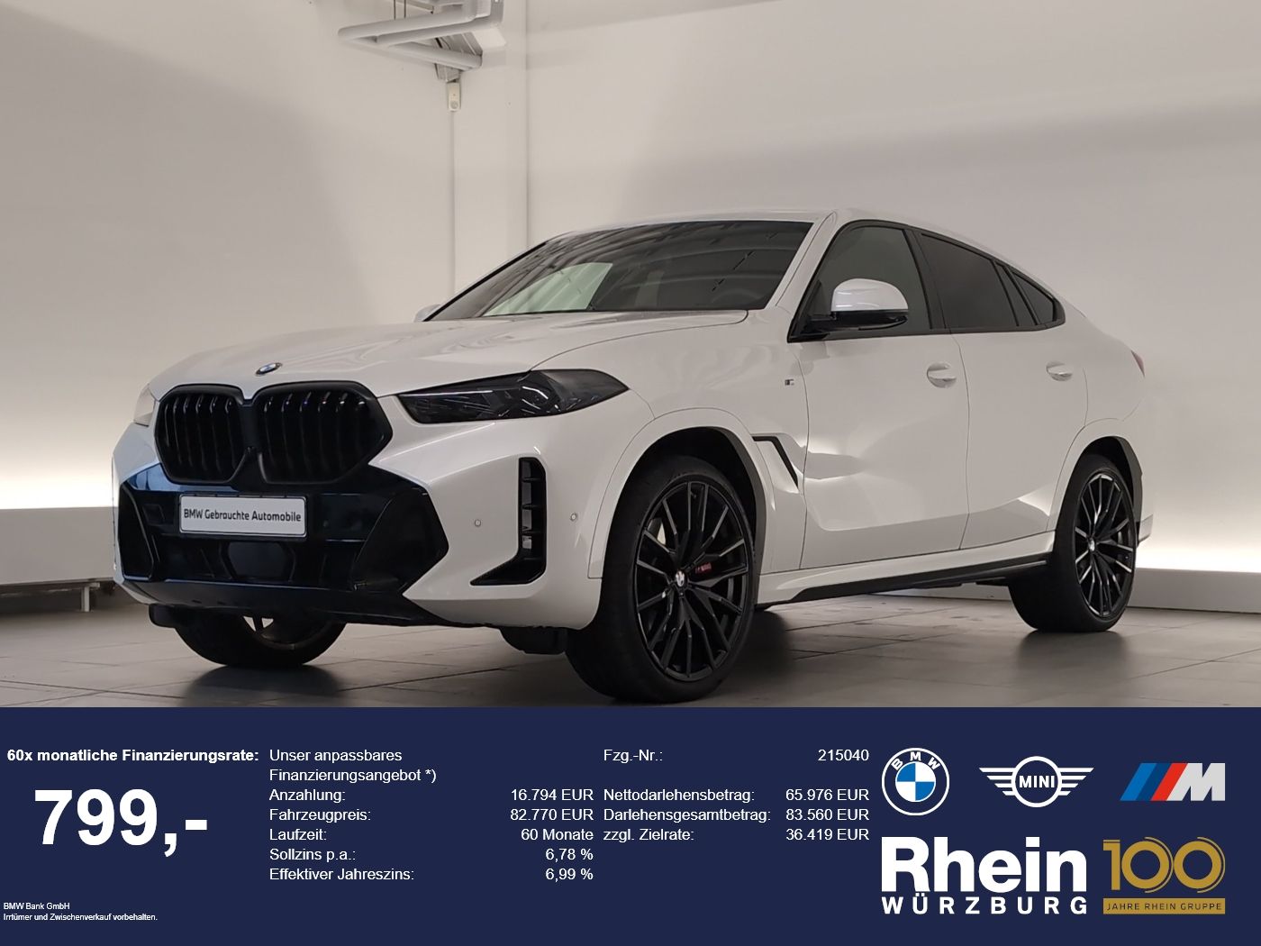 BMW X6 xDrive30d M Sport M Sport Pro Navi/LED/AHK Na