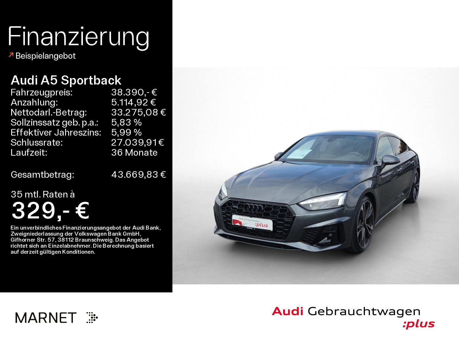 Audi A5 Sportback S line 40 TDI quattro*S line*Matrix