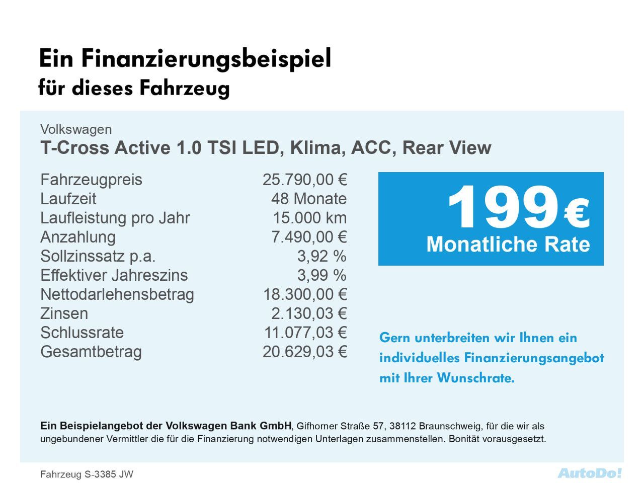 Volkswagen T-Cross Active 1.0 TSI - Samsaru's Car Outlet
