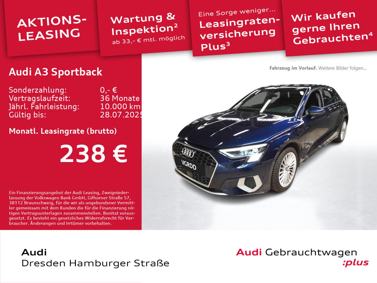 Audi A3 Sportback Advanced 35TFSI S tronic - Samsaru's Car Outlet