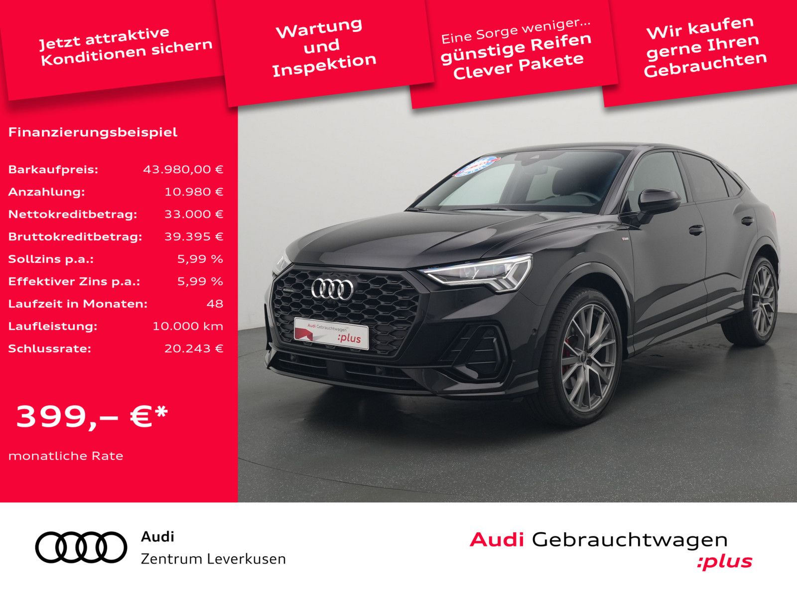 Audi Q3 Sportback 45 quattro S line - Samsaru's Car Outlet