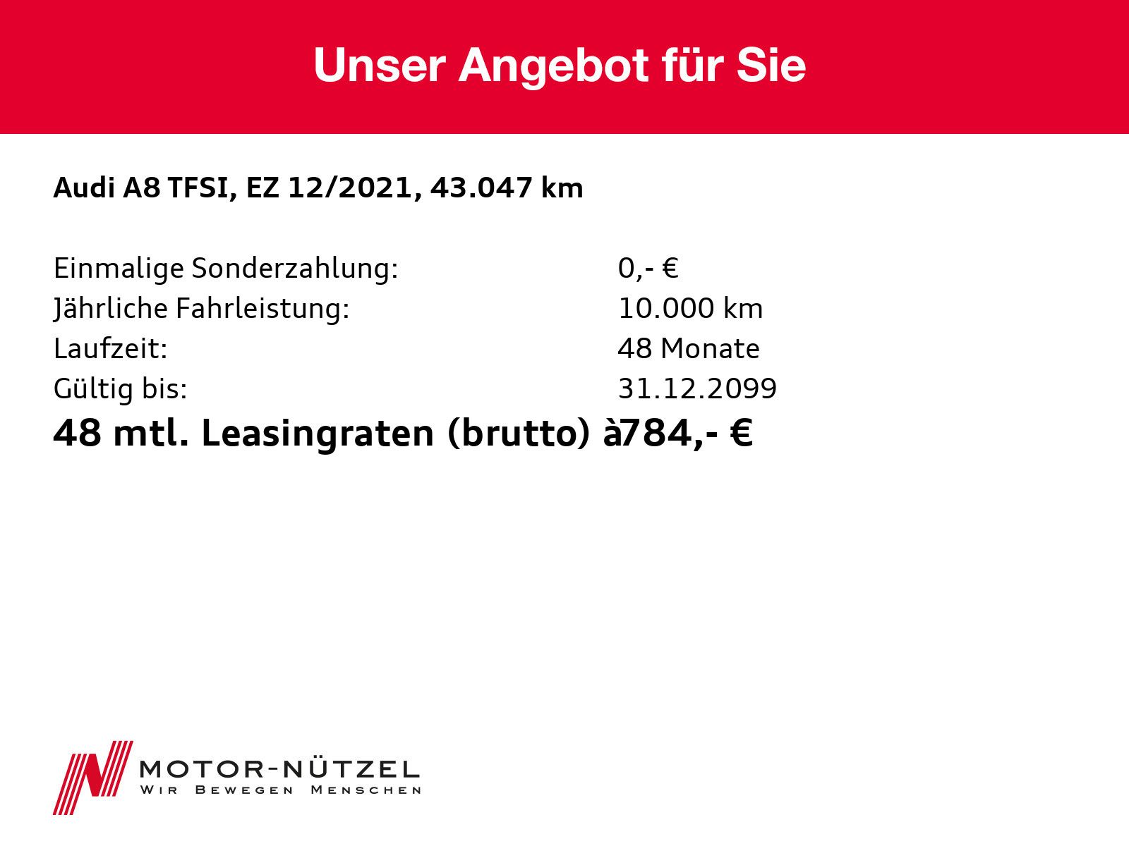 Audi A8 60 TFSI e QU MATRIX - Samsaru's Car Outlet