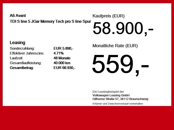 Audi A6 Avant TDI S line 5 JGar Memory Tech pro S lin