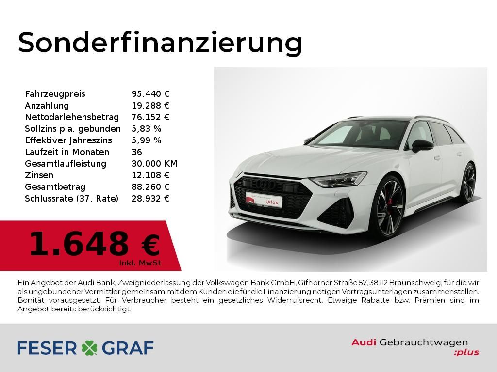 Audi RS6 Avant 4.0 TFSI quattro RS Sportabgas./ Sitzb