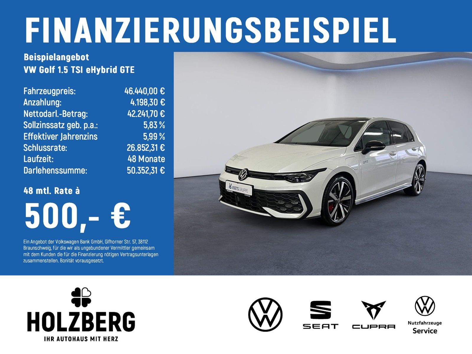 Volkswagen Golf 1.5 TSI eHybrid GTE PANO+IQLight+AHK