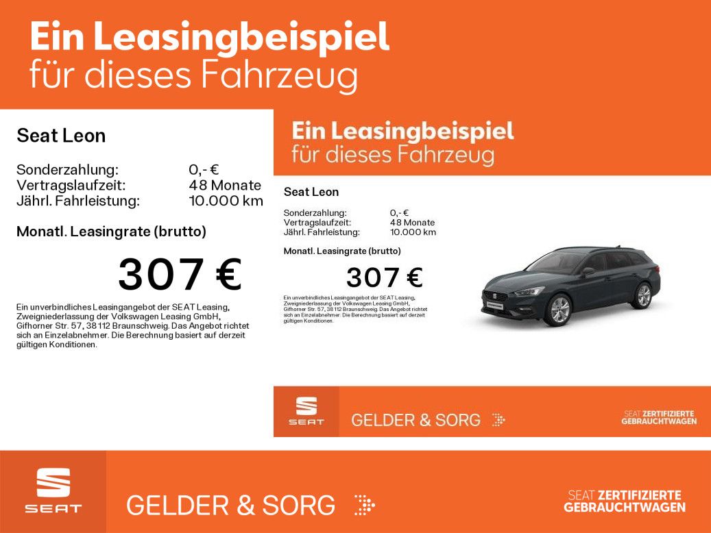 Seat Leon Sportstourer FR 2.0 TDI RFK*LED*Navi*AHK
