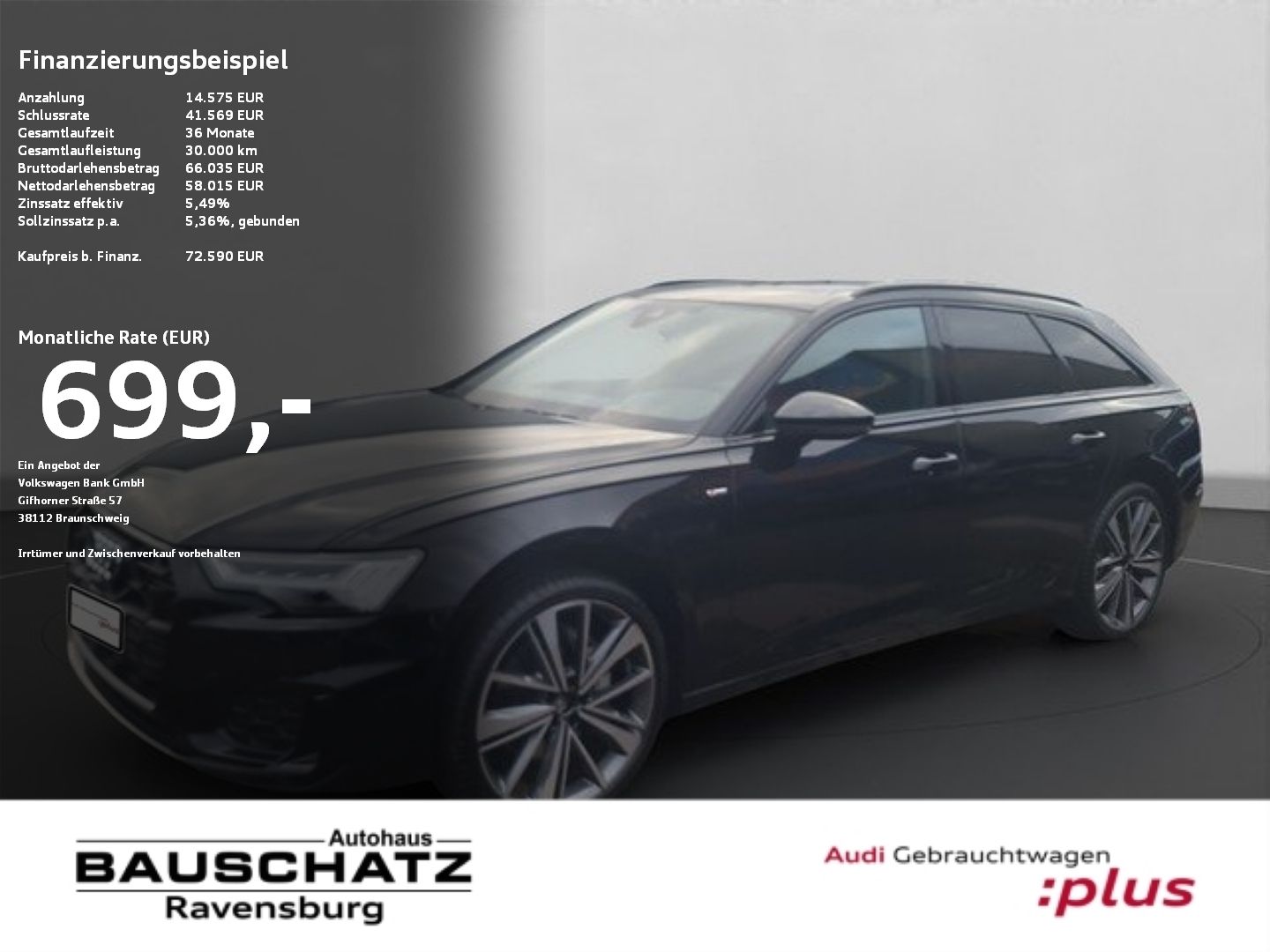 Audi A6 Avant 50 TDI quattro Tiptronic S line