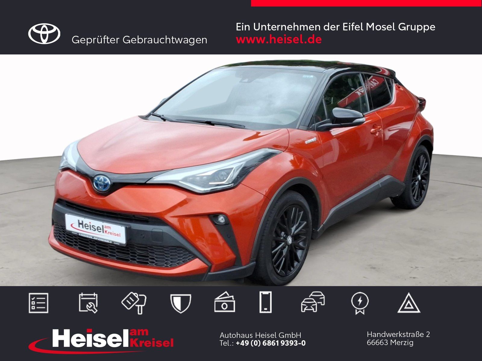 Toyota C-HR 2.0 Hybrid Orange Edition - Samsaru's Car Outlet