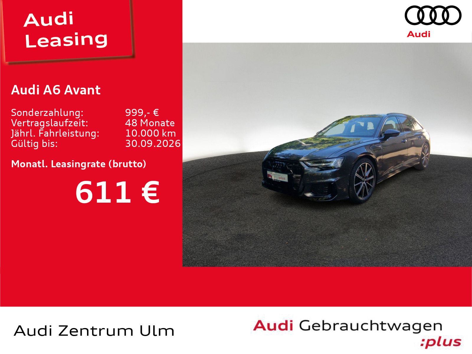 Audi A6 Avant S-Line Black 55 TFSI qu AHK LEDER PANO
