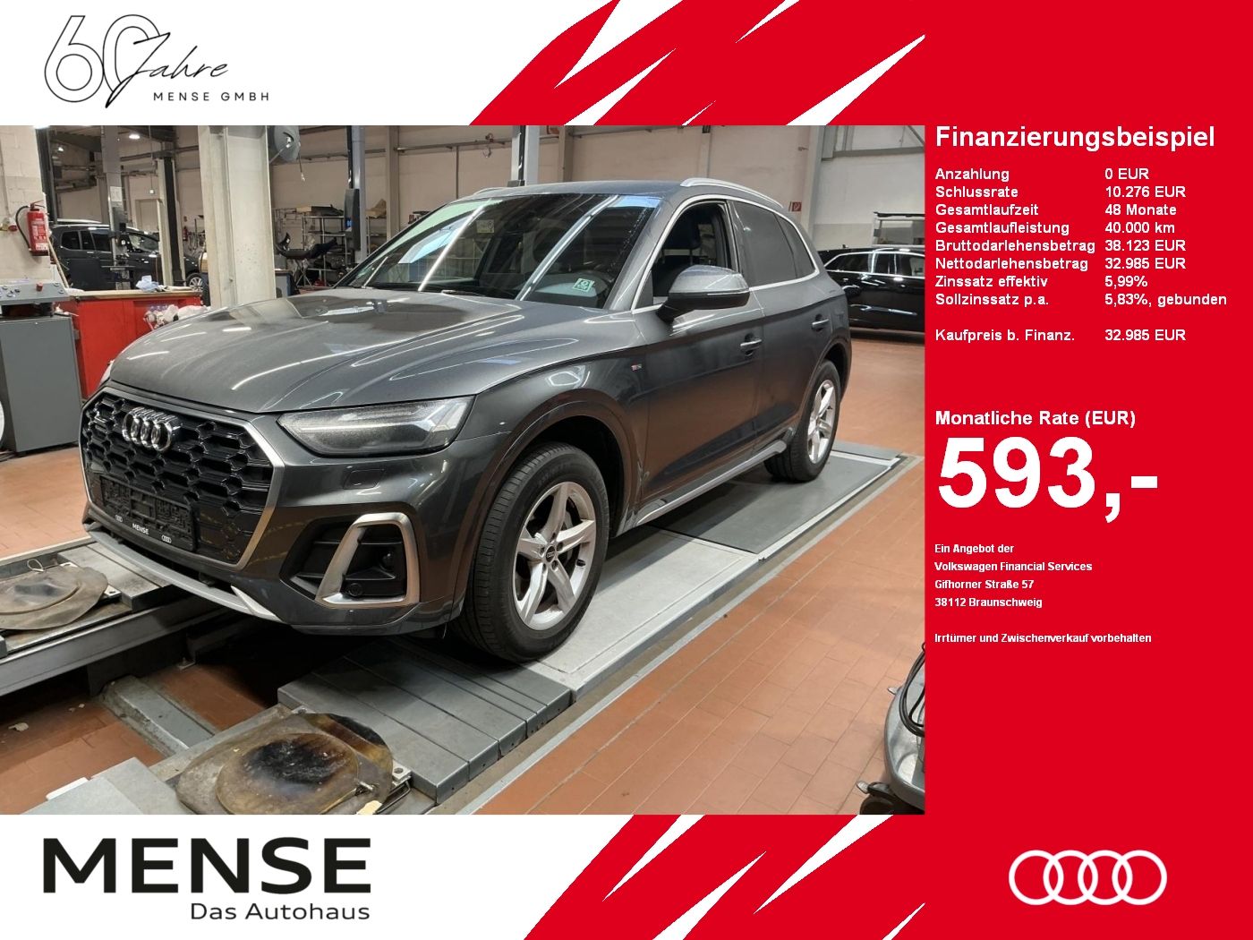 Audi Q5 50 TFSI e quattro S tronic S line Matrix|AHK