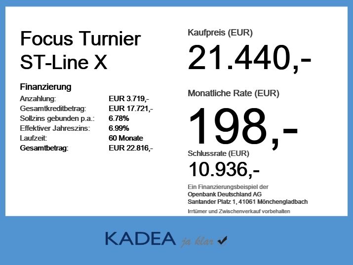 Ford Focus Turnier ST-Line X | Autom. | AHK | Kamera