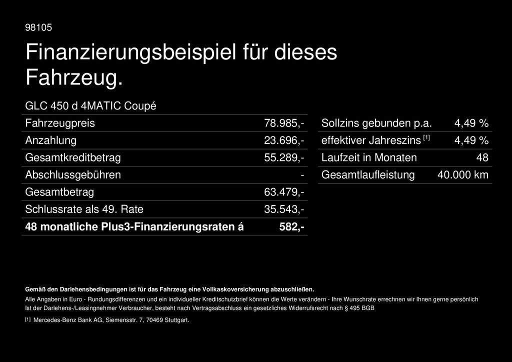 Mercedes-Benz GLC 450 d 4M Coupé AMG Distronic DgitalLight AHK
