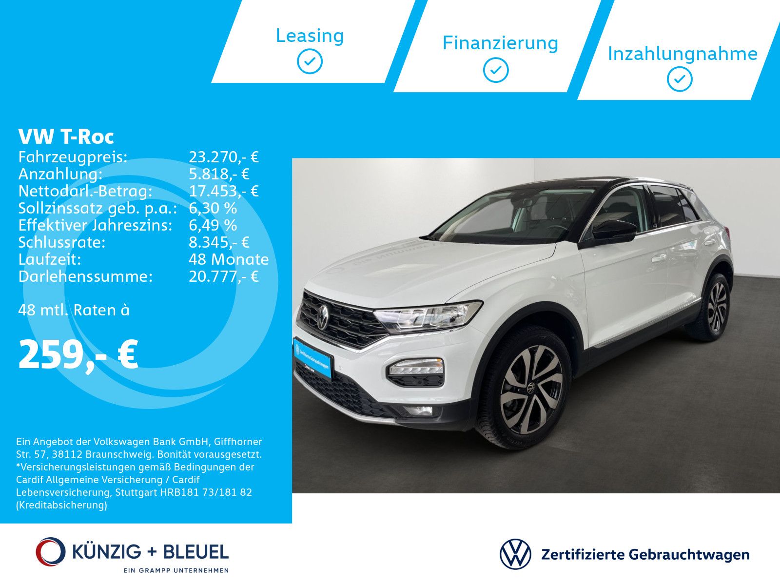 Volkswagen T-Roc 1.5 TSI Active - Samsaru's Car Outlet