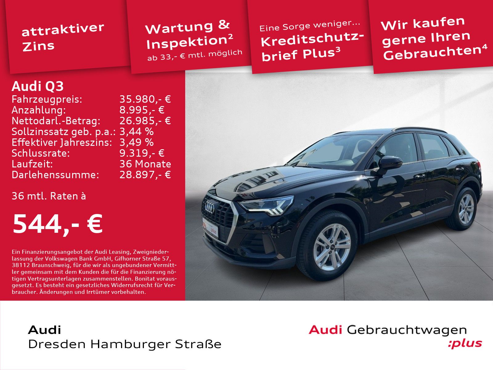 Audi Q3 40 TFSI quattro - Samsaru's Car Outlet