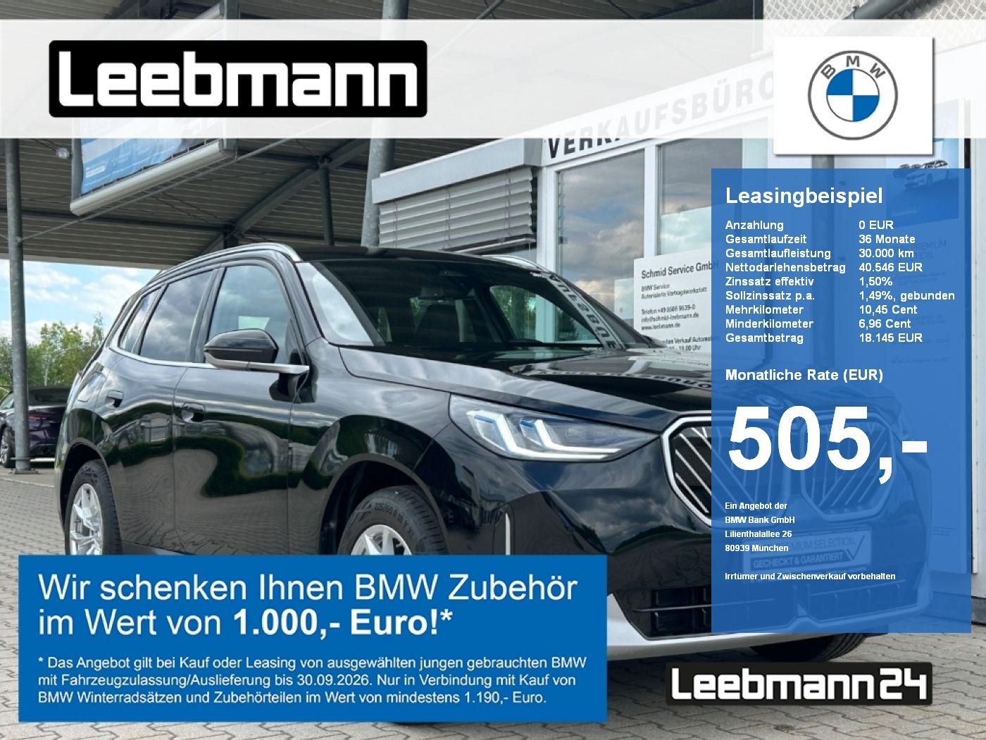 BMW X3 20d xDrive AHK/AdaptLED Finanzierung ab 2,49%