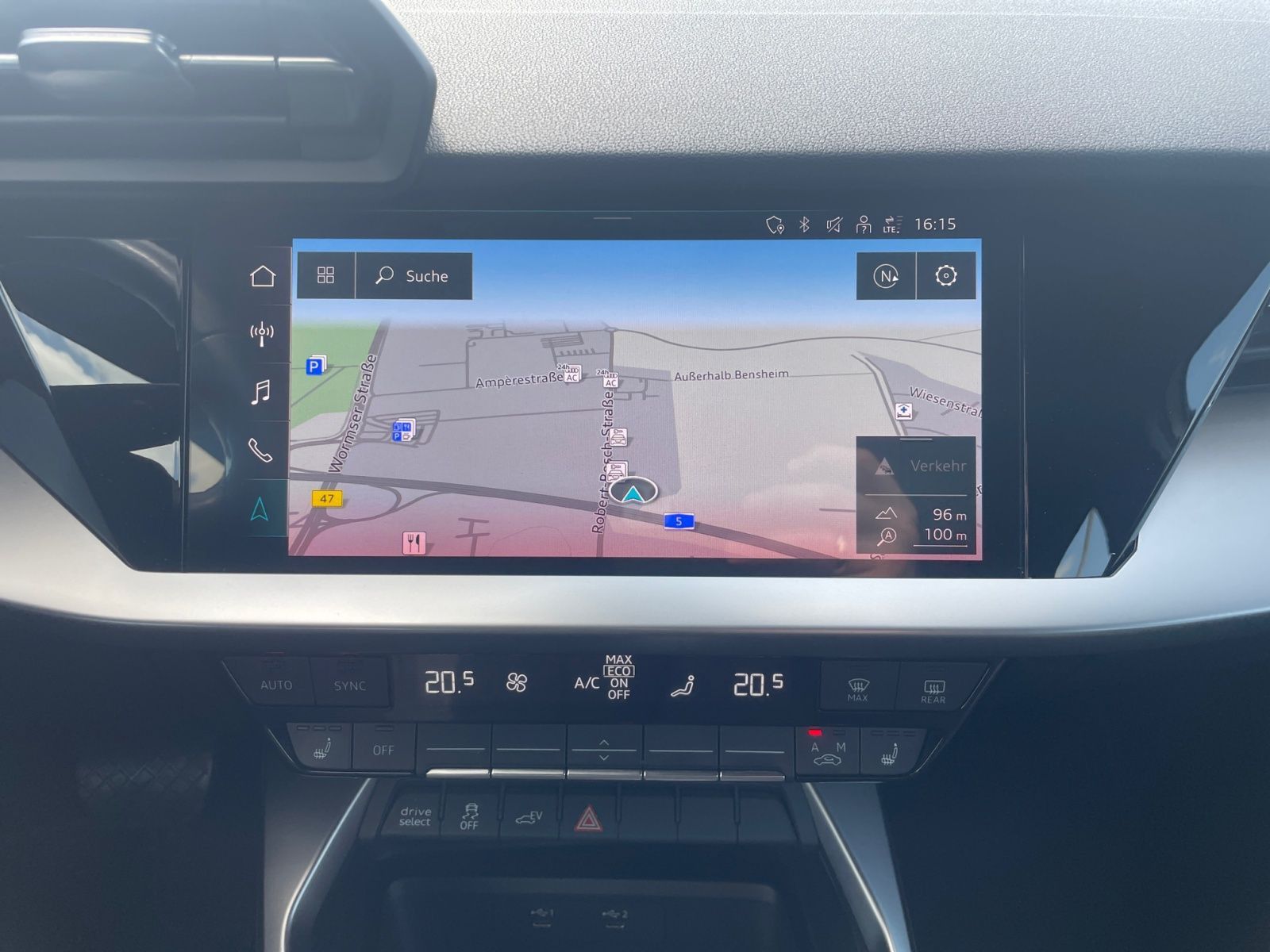 Audi A3 Sportback advanced 40 TFSI e S tr., Navi Virt