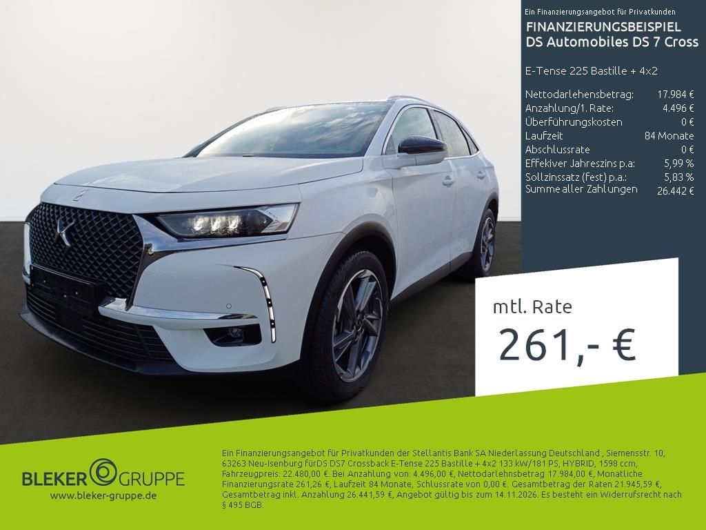 DS Automobiles DS7 Crossback E-Tense 225 Bastille + 4x2