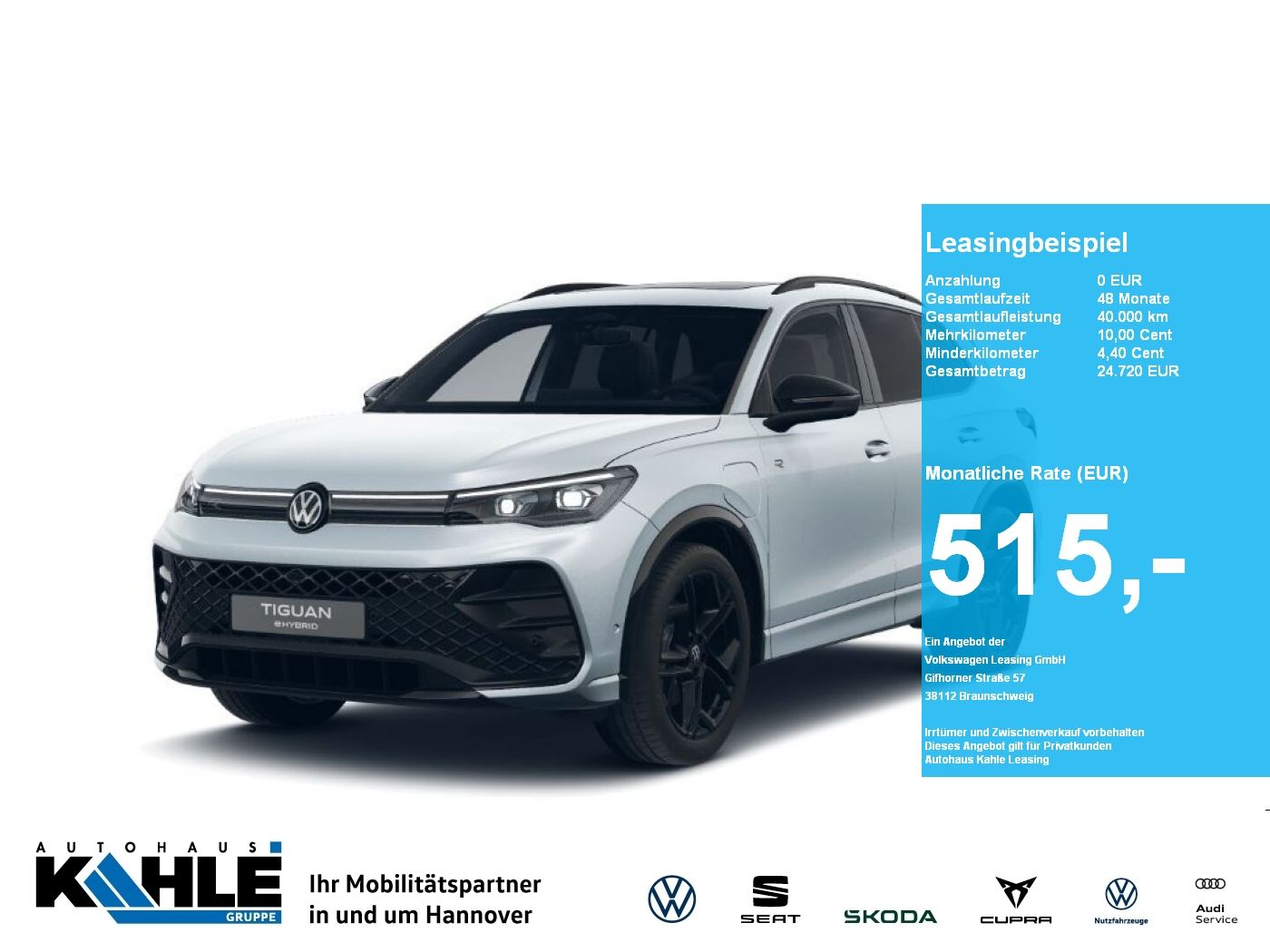 Volkswagen Tiguan 1.5 eHybrid R-Line CarPlay Pano Black ACC