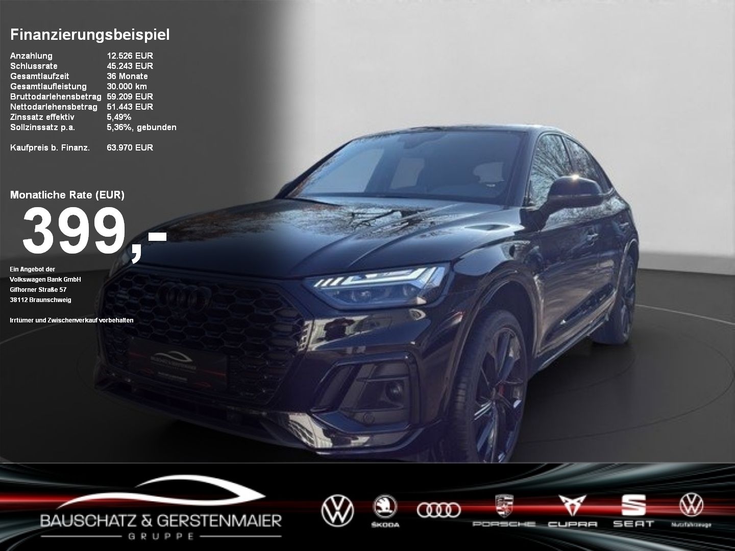Audi Q5 Sportback S line 50 TDI quattro
