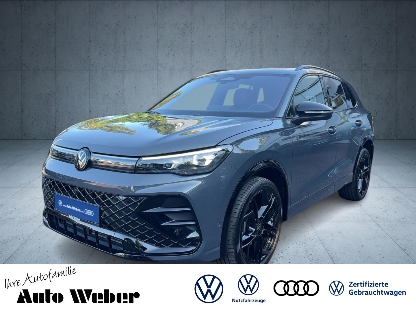 Volkswagen Tiguan R-Line 2.0 TDI 4M AHK Leder StandHZG Pano