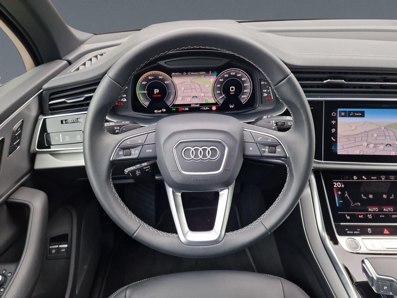 Audi Q7 55 TFSI e qu S line MATRIX Luft AHK HuD 21"