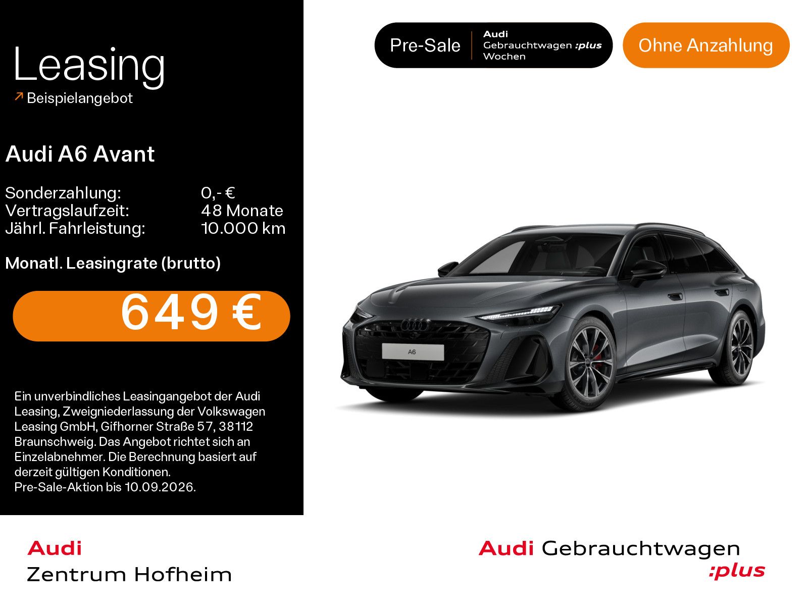 Audi A6 Avant e-hybrid qu 2x S line S tro*B&O*HUD*LED