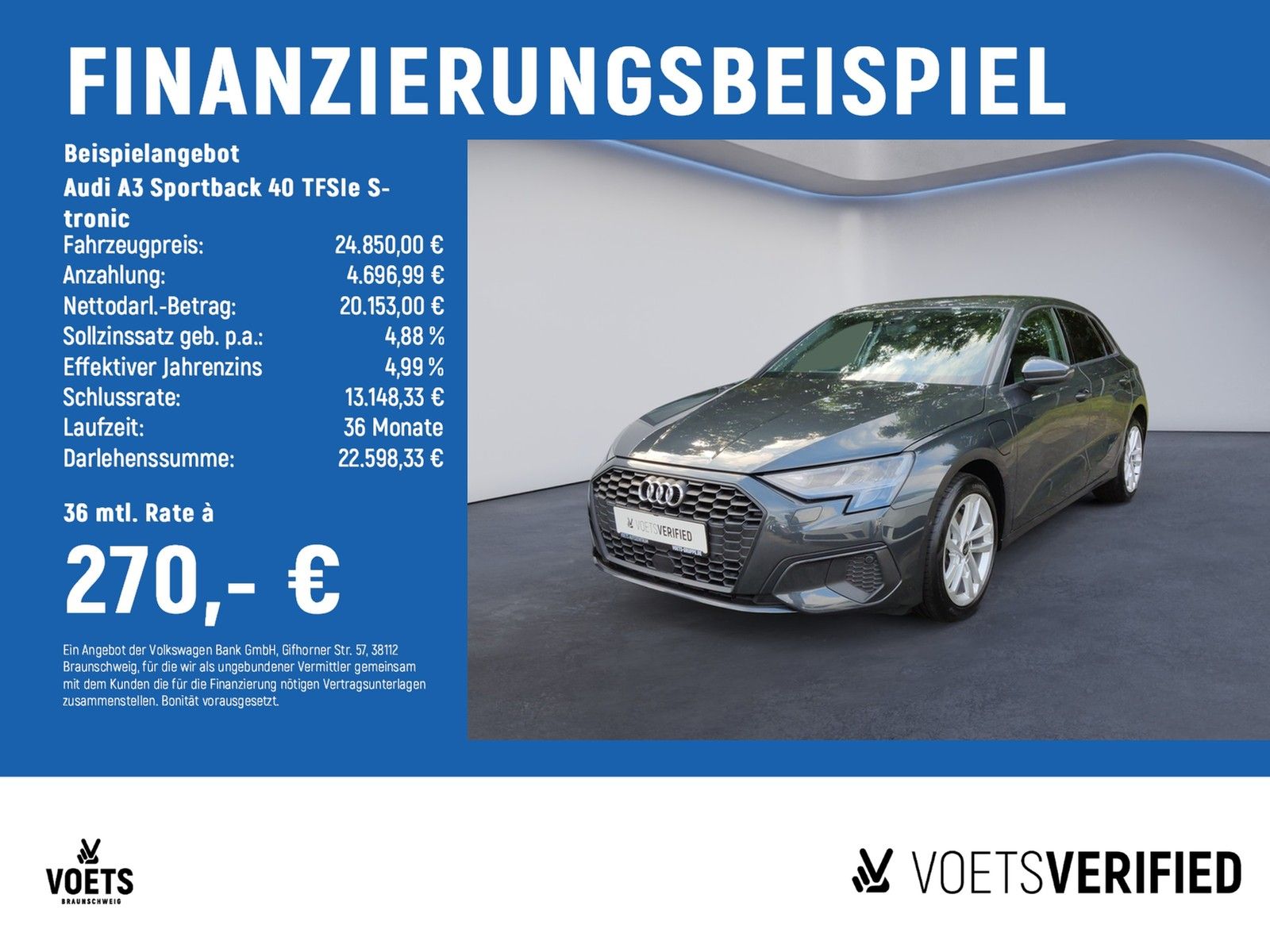 Audi A3 Sportback 40 TFSIe S-tronic - Samsaru's Car Outlet