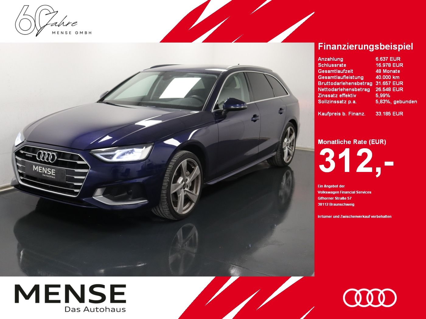 Audi A4 Avant 40 TDI quattro S tronic advanced - Samsaru's Car Outlet