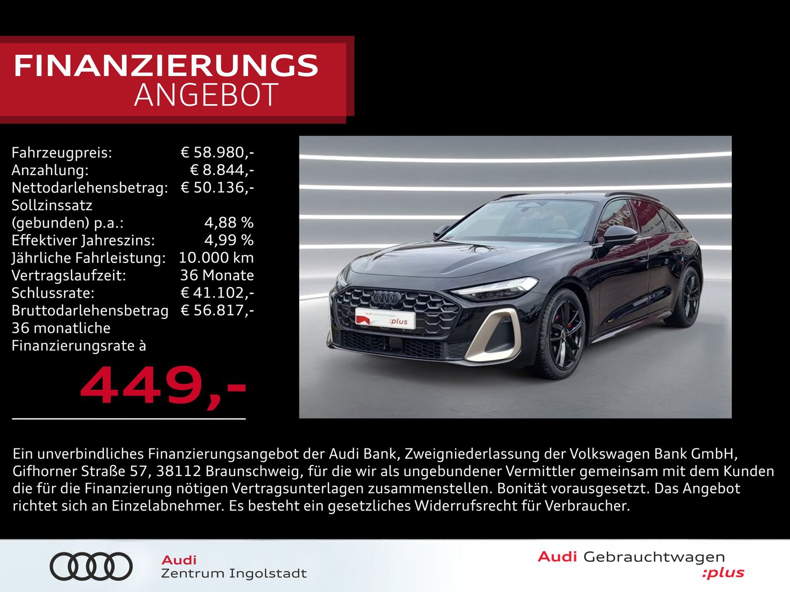 Audi A5 Avant TFSI qu 2x S line MATRIX B&O AHK KAM Hu