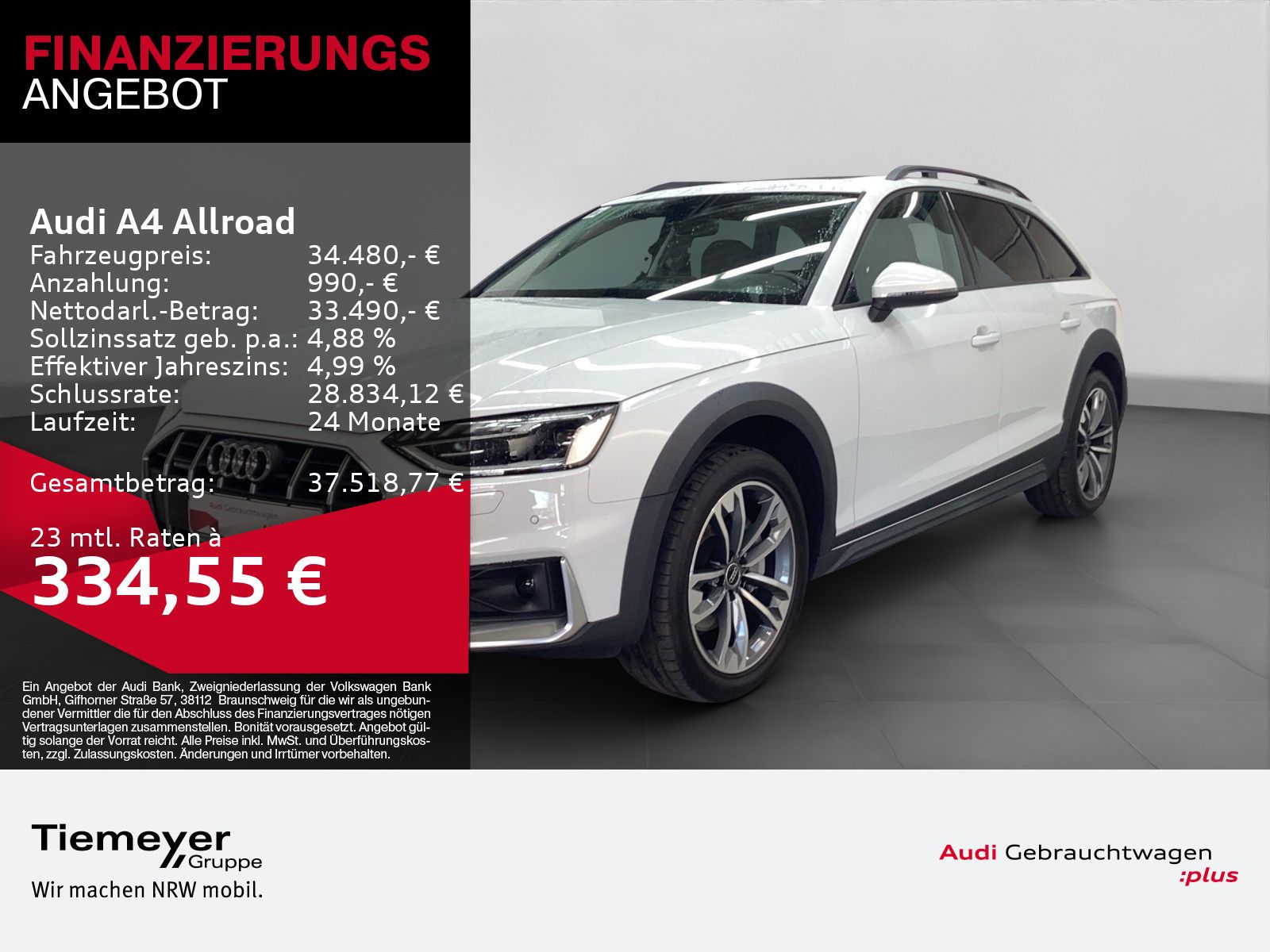 Audi A4 Allroad 40 TDI Q LEDER AHK PANO LED
