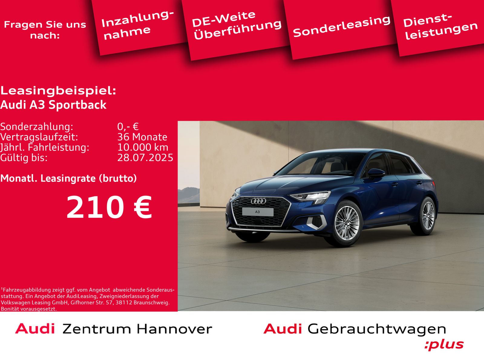 Audi A3 Sportback 35 TFSI advanced - Samsaru's Car Outlet