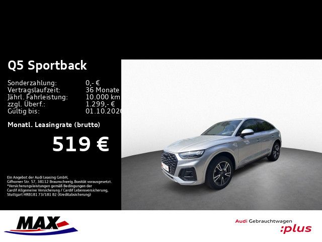 Audi Q5 Sportback 50 TDI S LINE HUD+360°+MATRIX+AHK+O