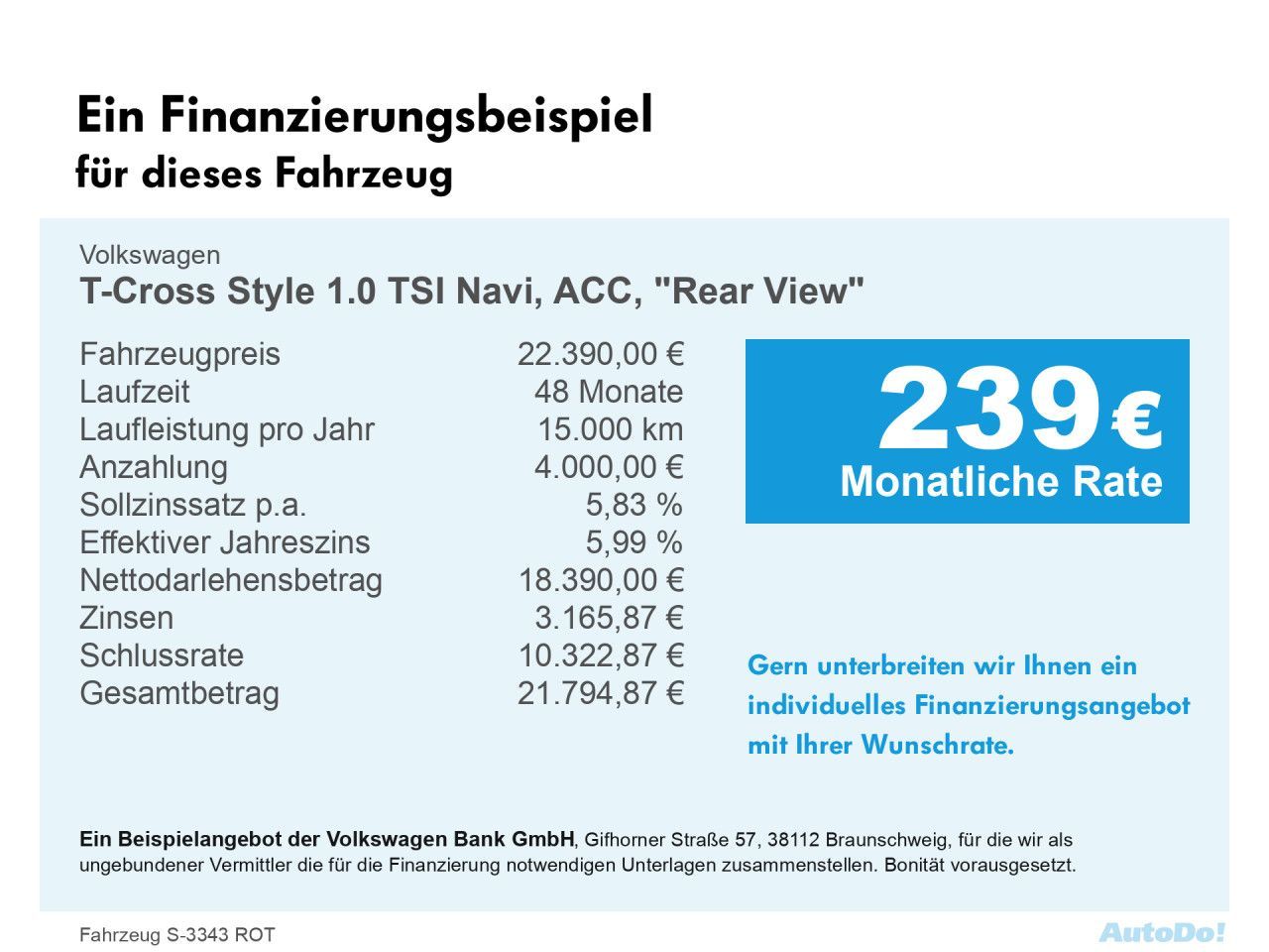 Volkswagen T-Cross Style 1.0 TSI - Samsaru's Car Outlet