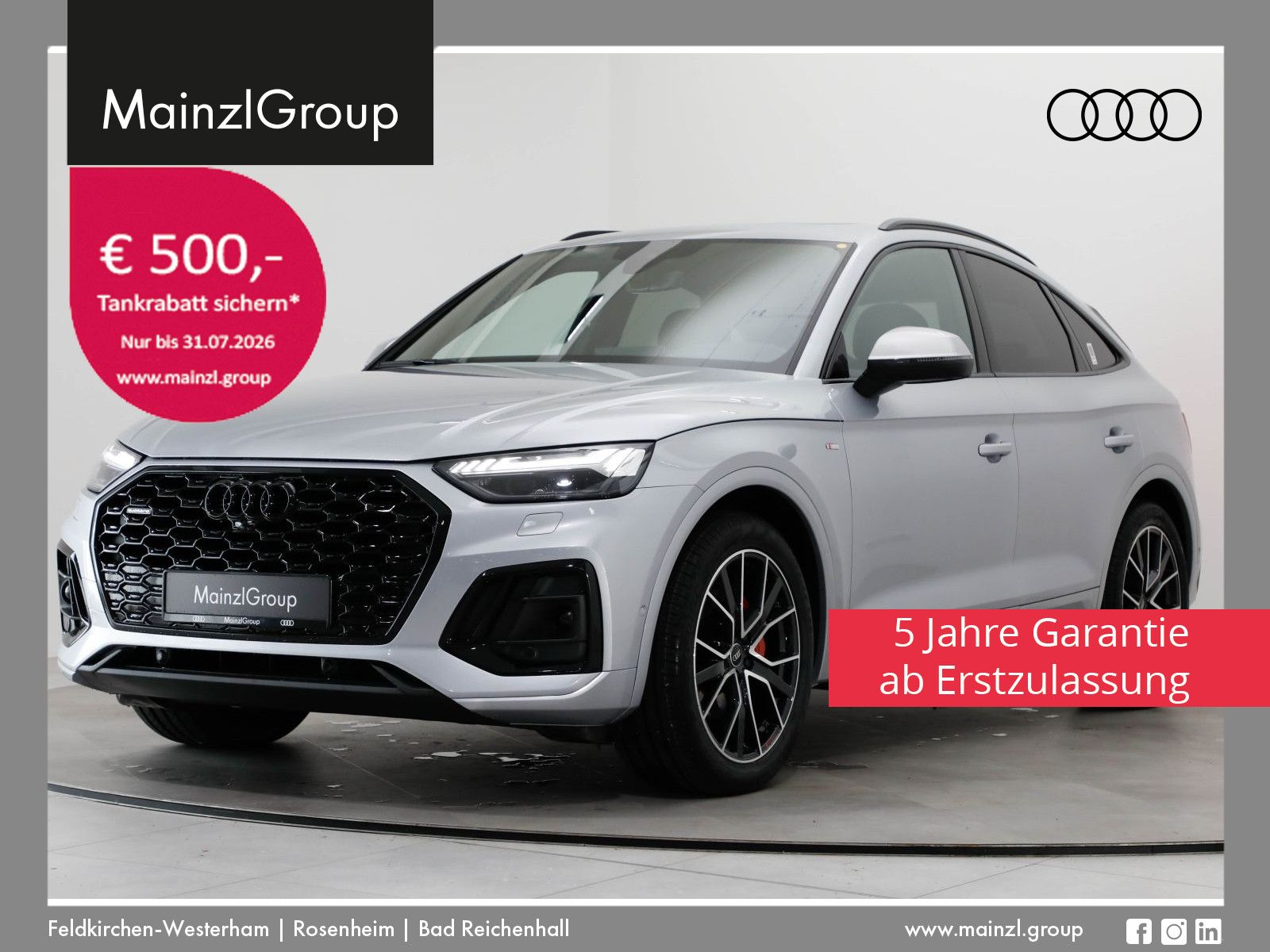 Audi Q5 Sportback 40 TDI quattro S line StdHzg Matrix